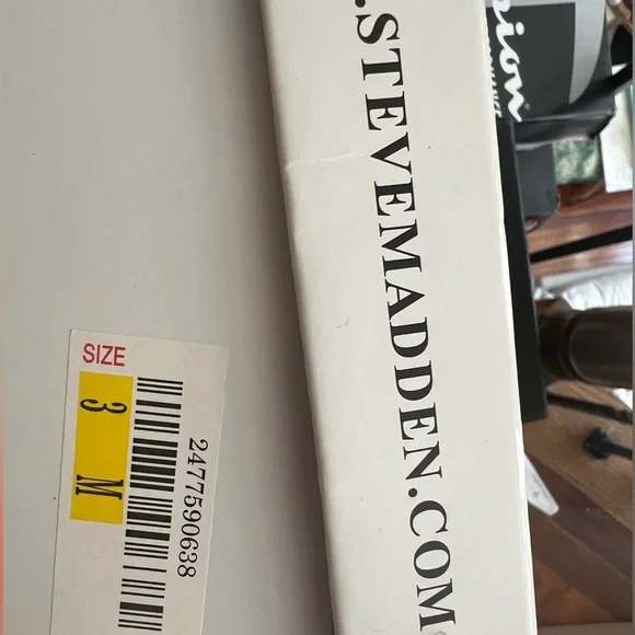 Steve Madden Girls 3 Jcafe Pewter Skinny High Top Paint Splashed Zip Up Shoes - Picture 2 of 5